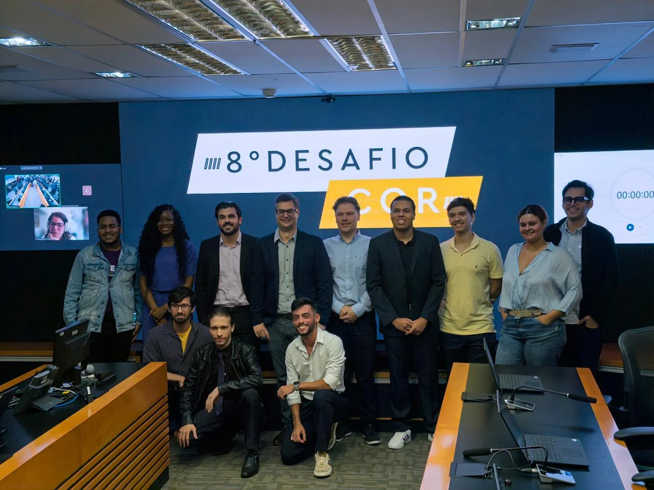 BusVision recebendo o prêmio de campeã